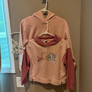 Set of 2 Old Navy Girls Hoodie 10/12